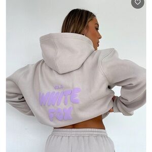 NWT White Fox Boutique Cream Hoodie